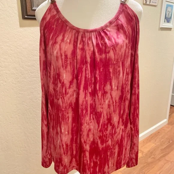 ☘️Cold shoulder blouse Medium Michael Kors - Picture 2 of 5